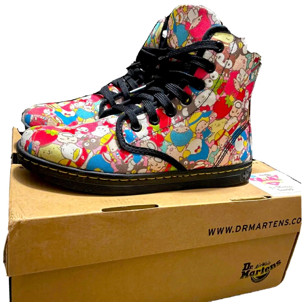 Dr. Martens Women’s Hello Kitty Sanrio Limited Edition 50th Anniversary AirWair